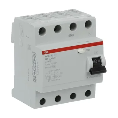 FH204 AC-63/0.03 differential circuit breaker | 4P | AC | 63A | 30mA | instantaneous |