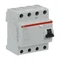 FH204 AC-63/0.03 differential circuit breaker | 4P | AC | 63A | 30mA | instantaneous |