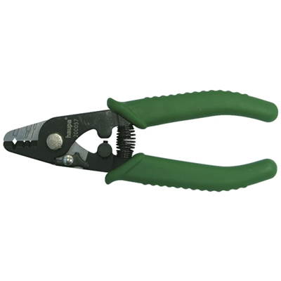 Fiber optic cable insulation stripper