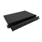 Fiber optic distribution box 12xSC duplex / 12xLC quad 19 1U with front panel and mounting accessories (glands, cable ties), extendable ALANTEC