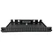Fiber optic distribution box 24xSC duplex / 24xLC quad 19 1U with front panel and mounting accessories (glands, cable ties), extendable ALANTEC