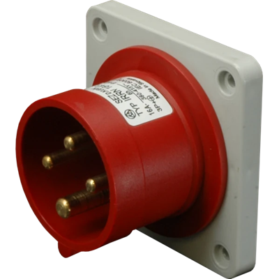 Fiche alimentation panneau récepteur 16A 4p IP44