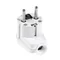 Fiche angulaire amovible Uni-SCHUKO 2p+Z 16A 250V WT-16U blanc