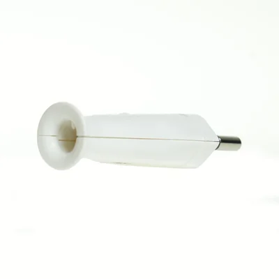 Fiche plate amovible 2,5A/250V isolation classe II. BLANC