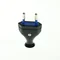 Fiche plate amovible 2,5A/250V isolation classe II. NOIR