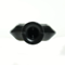 Fiche plate amovible 2,5A/250V isolation classe II. NOIR