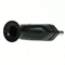 Fiche plate amovible 2,5A/250V isolation classe II. NOIR