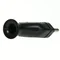 Fiche plate amovible 2,5A/250V isolation classe II. NOIR