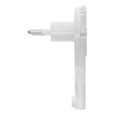 Fiche plate amovible et coudée WT-11P ; WT-11P ; blanche