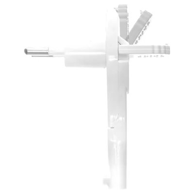 Fiche plate amovible et coudée WT-11P ; WT-11P ; blanche