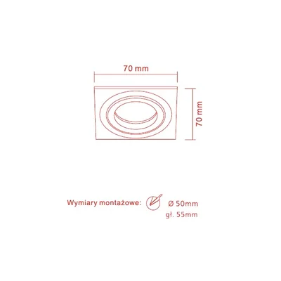 Filo Alluminio Lampada da incasso a soffitto, alluminio spazzolato