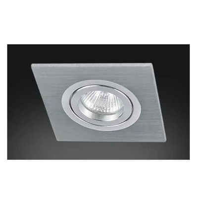 Filo Alluminio Lámpara empotrable de techo, aluminio cepillado