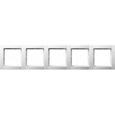 Fiorena white quintuple frame
