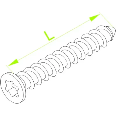 Fissaggio su cemento, lunghezza 52 mm, diametro 6 mm