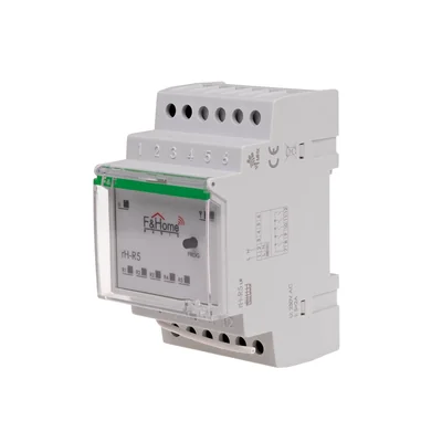 Five-channel DIN rail relay LongRange rH-R5-LR