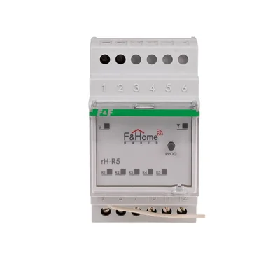 Five-channel relay for DIN rail