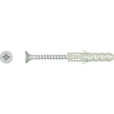 FIX fi 8 expansion plug with screw 5.0x60 mm polypropylene