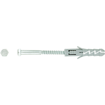 FIX rozpěrná hmoždinka fi 10 se šestihranným šroubem DIN 571 6,0x100 mm polypropylen