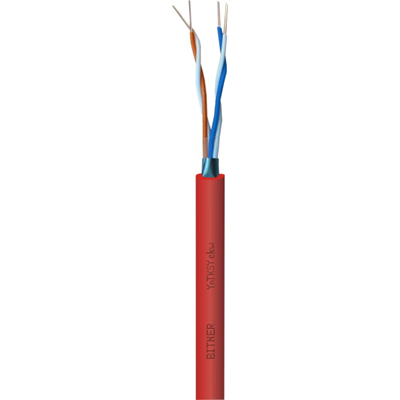 Fixed fire alarm cable YnTKSYekw 1x2x0.8