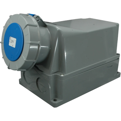 Fixed power socket 125A 3p IP67
