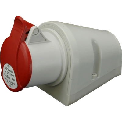 Fixed power socket 16A 5p IP44
