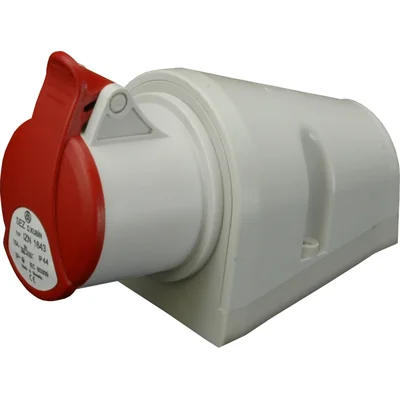 Fixed power socket 32A 5p IP44