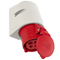 Fixed socket IP44 32A 230V 3P+E