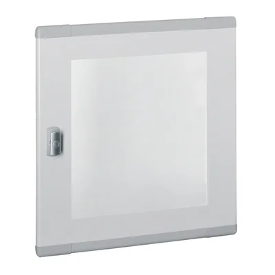 Flache transparente Tür 600