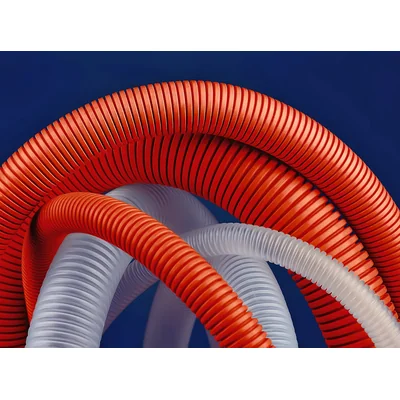Flame retardant corrugated casing pipe RKSGP E25 with pilot 750N 50MB