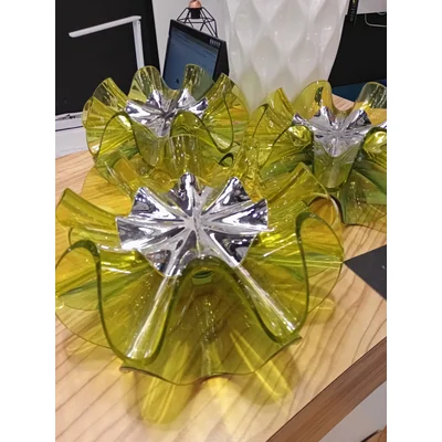 Flamenca green LED desk lamp