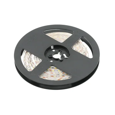 FLASH STRIP 2835, 600 LED WARM WHITE, 10W/m WITHOUT GEL PCB 5mm, ROLL 5m, 12V