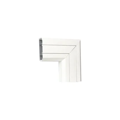 Flat angle down CABLOMAX 170×55mm pure white