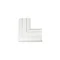 Flat angle up CABLOMAX 170×55mm pure white