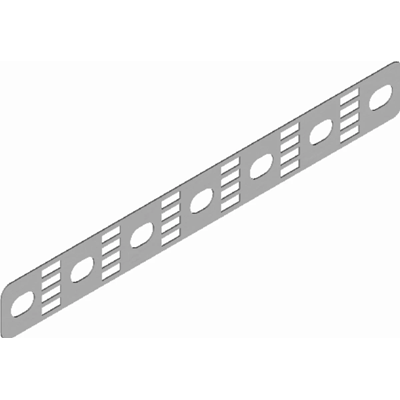 Flat bar for forming handles and hangers