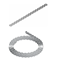 Flat bar in the tape, length 50mm