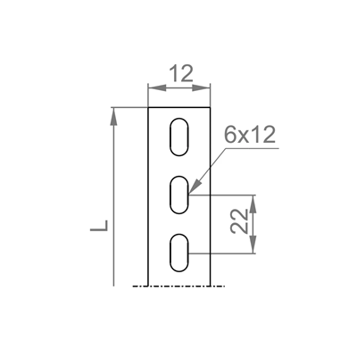 Flat bar PLD12/2