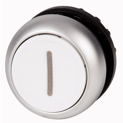 Flat button, M22-D-W-X1