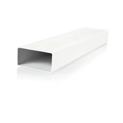 flat channel 110x55 mm, length 1.0 m, white 010