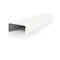 Flat channel 120x60mm, length 100cm, white