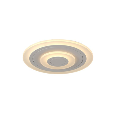 FLAT CIRCLE White ceiling lamp