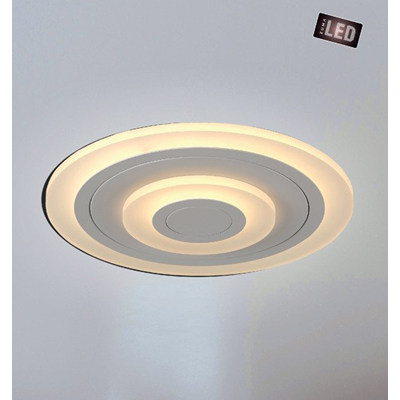 FLAT CIRCLE White ceiling lamp