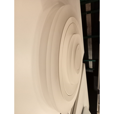 FLAT CIRCLE White ceiling lamp