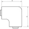 Flat corner cap WDK 60X90