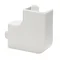 Flat corner E 20x12 NP, white 5 pcs.