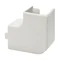 Flat corner E 20x18 NP, white 5 pcs.