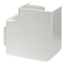 Flat corner - WDK 90x60 NP, white 2 pcs.