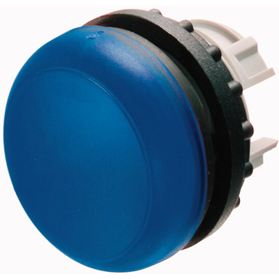 Flat indicator light head, blue, M22-L-B