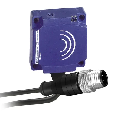 Flat inductive sensor 1NC 24-240V AC/DC connector 1/2"20 UNF