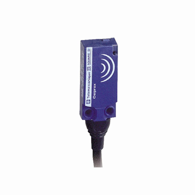 Flat inductive sensor 1NO 12-24V DC cable 2m