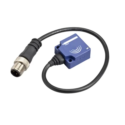 Flat inductive sensor 1NO 12-24V DC M12 connector